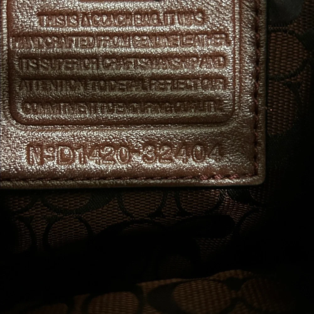 Coach (EUC) Madison Carlyle Grommet Hobo Shoulder Bag in Brick Red